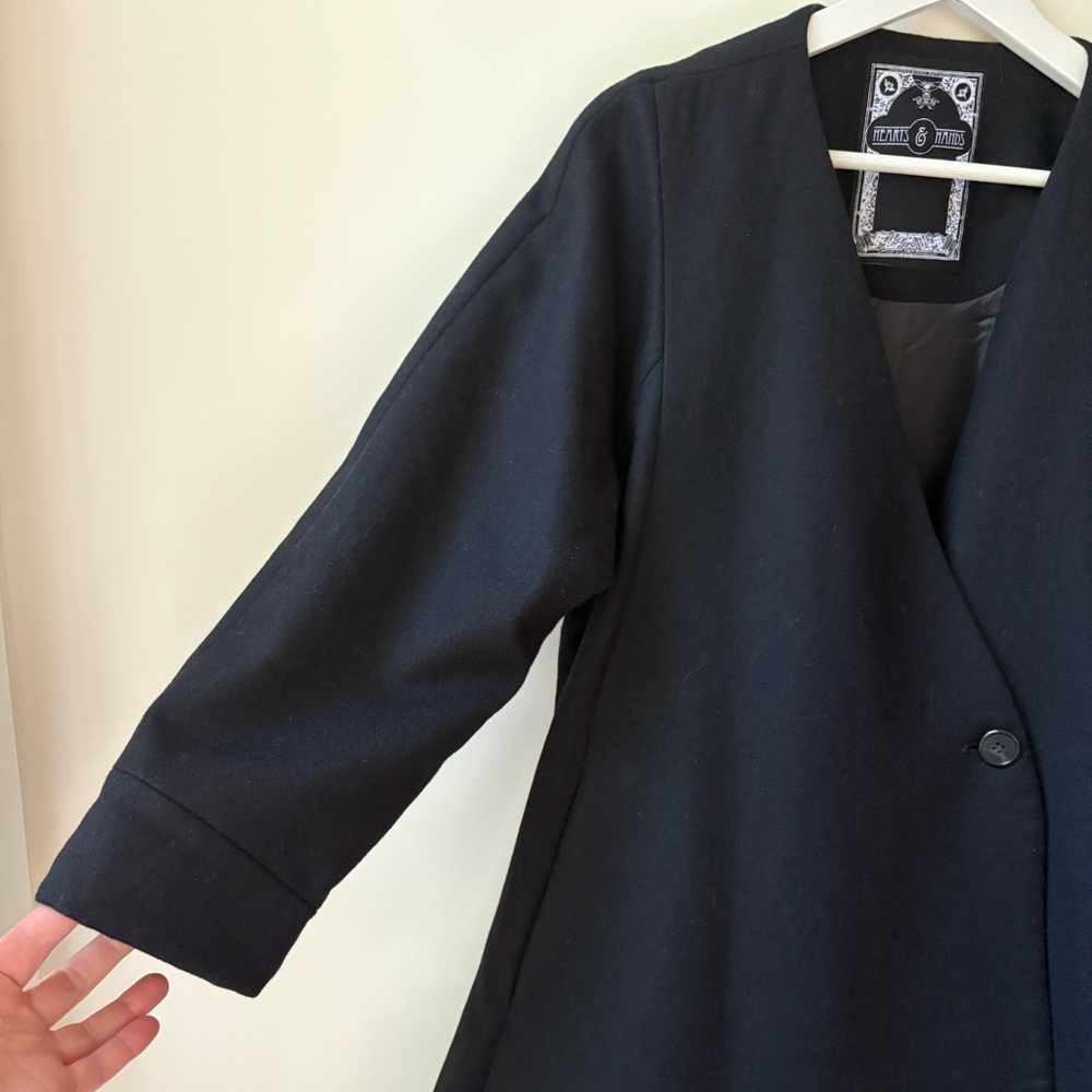 Cecilia Hammarborg Black Swing Coat​ - Picture 7 of 13